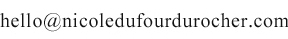 hello@nicoledufourdurocher.com